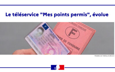 Vous avez accès à de nouvelles informations sur le téléservice « Mes points permis »